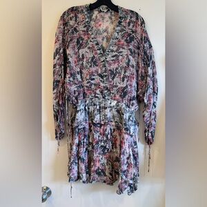 IRO Multicolor Abstract Pattern Dress Size 38/US6